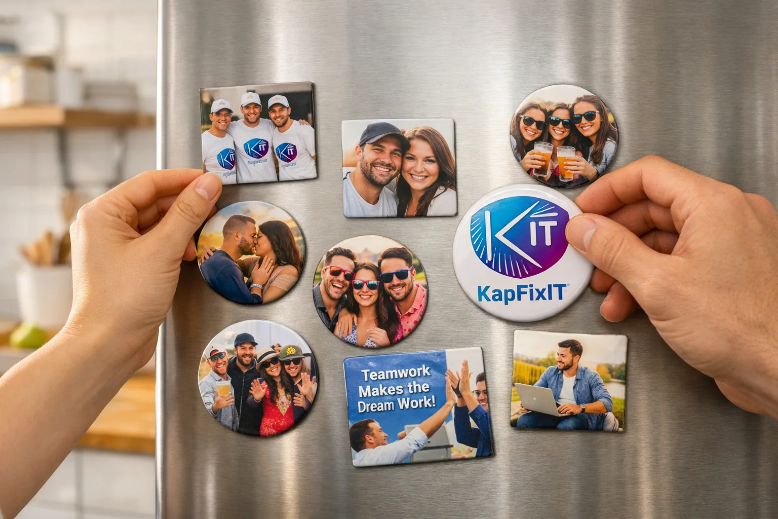 Foto-Magnete im 4er-Set