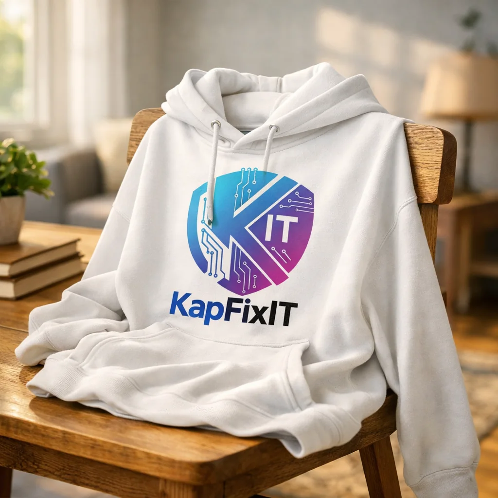Bedrucktes T-Shirt und Hoodie