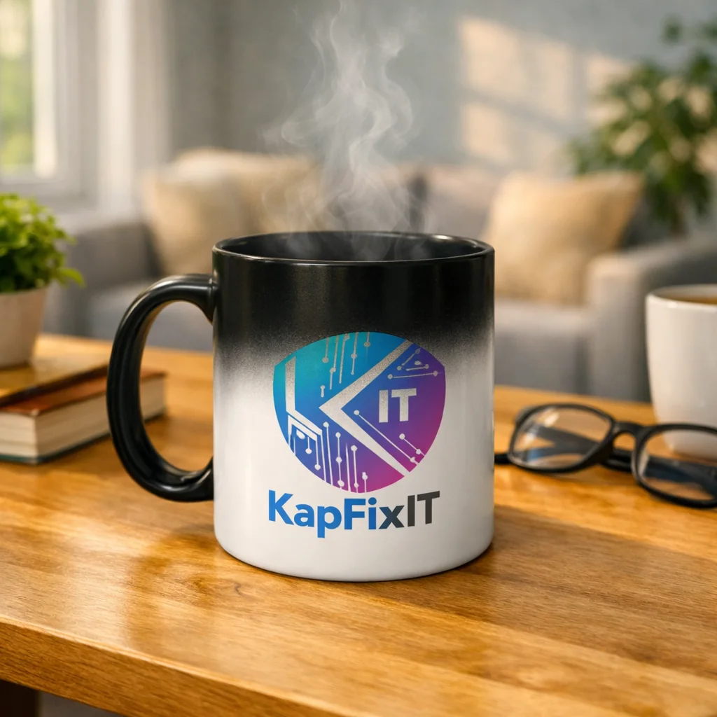 Zaubertasse mit Farbwechsel bei Hitze